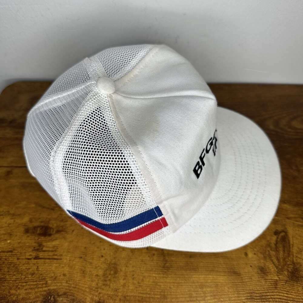 Vintage IBF Goodrich T/A Radials Tires 2 Stripe Mesh Trucker Snapback Hat 80s - Picture 3 of 4